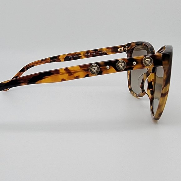 Versace Mod. 4281-A 5119/13 Honey Tortoise Frame Brown Lens Sunglasses Italy main image 8